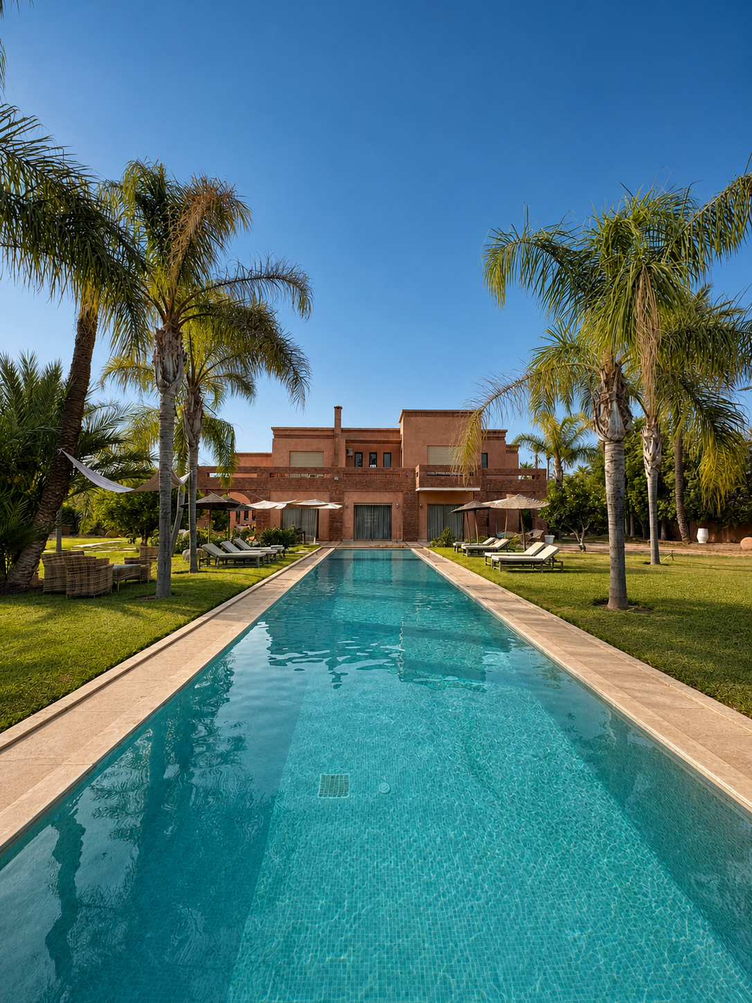 Piscine 25 mètres Villa Hasna
